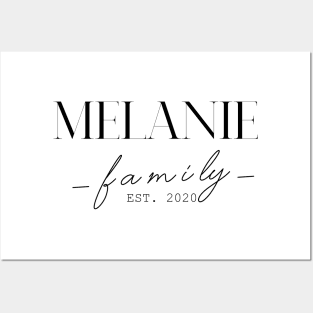 Melanie Family EST. 2020, Surname, Melanie Posters and Art